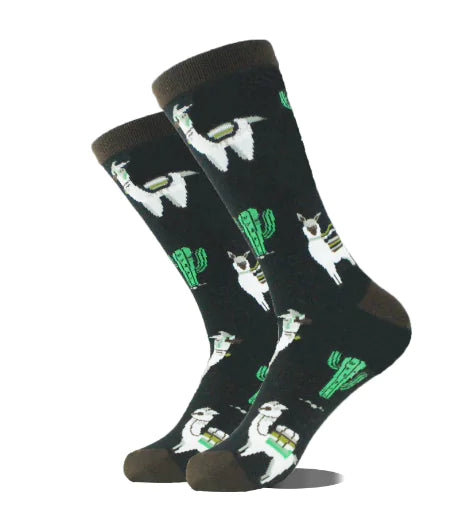 Fashion Printed Long Cotton Socks