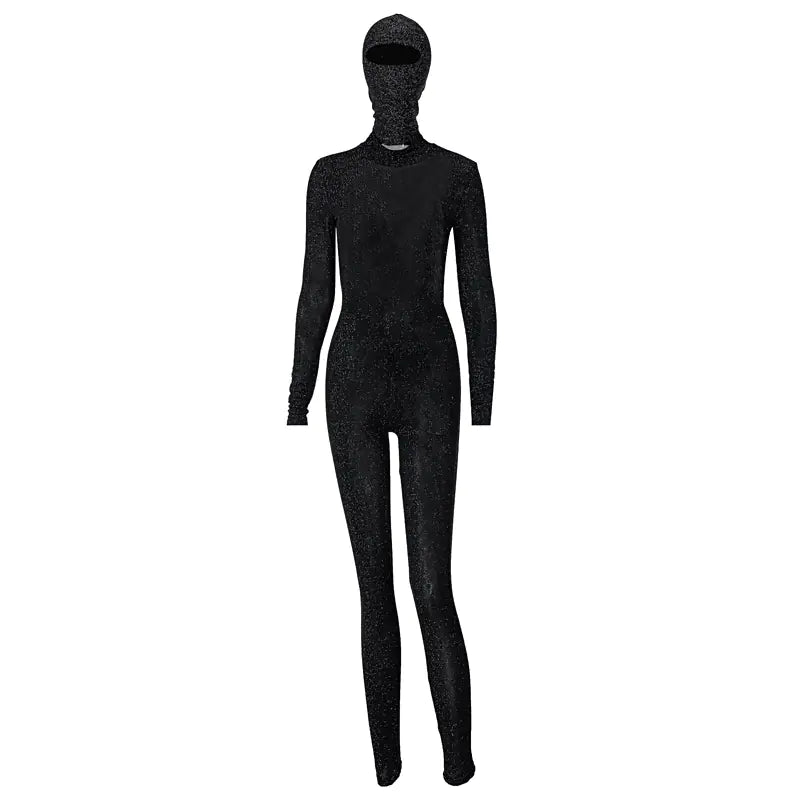 New Women's Long Sleeve High Neck Jumper Bodysuit