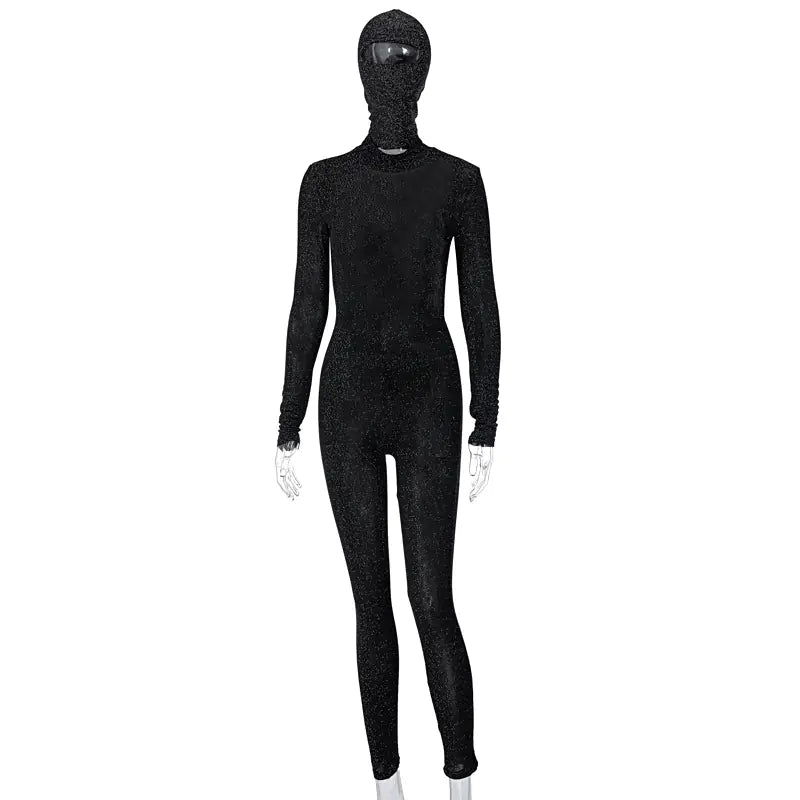 New Women's Long Sleeve High Neck Jumper Bodysuit