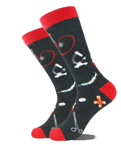 Fashion Printed Long Cotton Socks