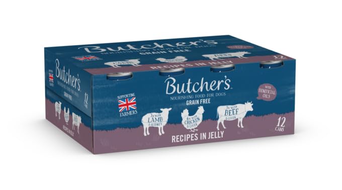 Butcher's Recipes in Jelly Dog Food Tins Variety Pack 24x400g
