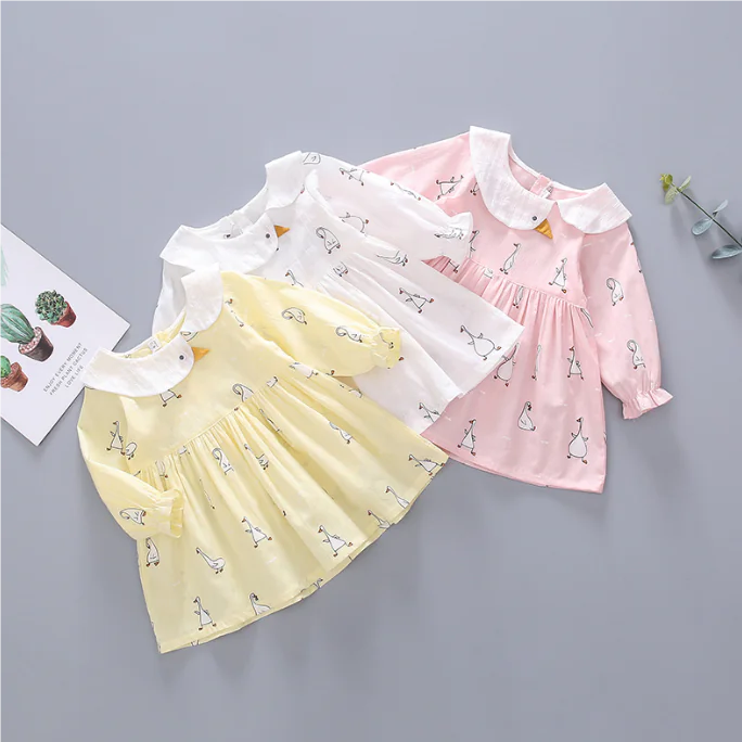 Western-Style Dress Skirt for Baby Girls
