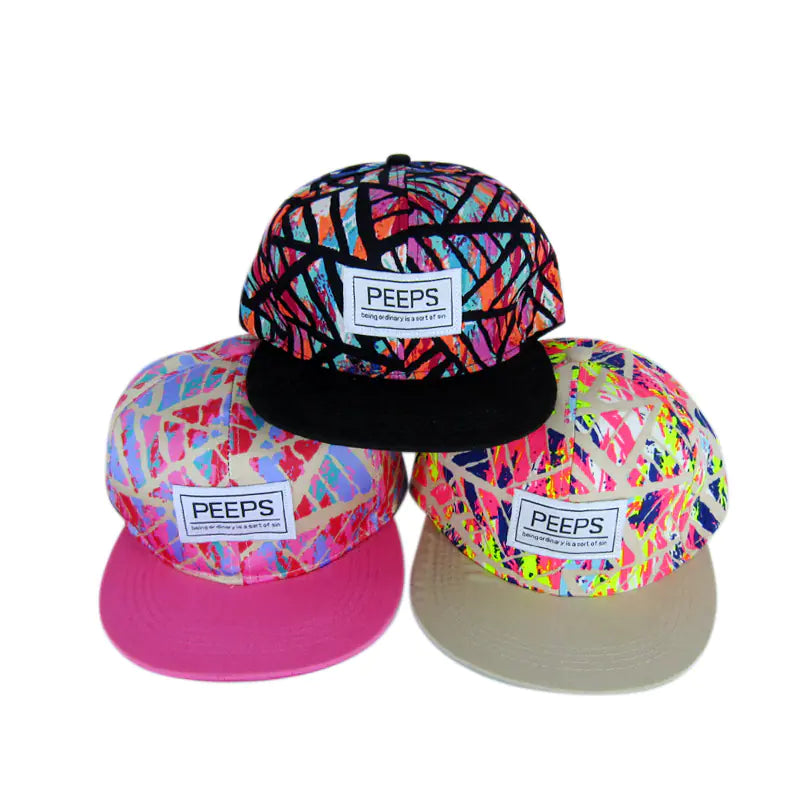 Korean Style Baseball Cap for Ladies - New PEEP Patch