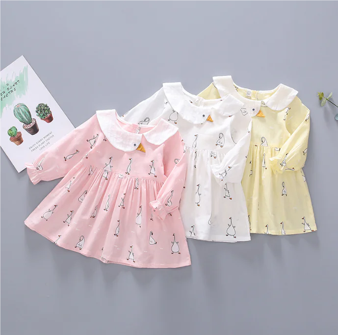 Western-Style Dress Skirt for Baby Girls