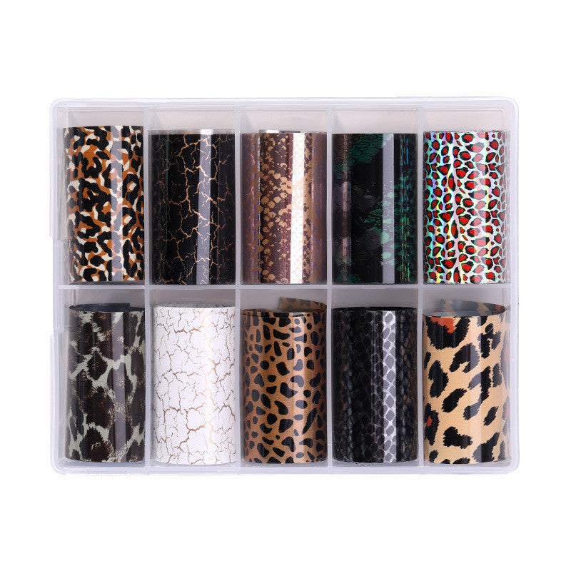 Nail Sticker Snake Paper Starry Sky