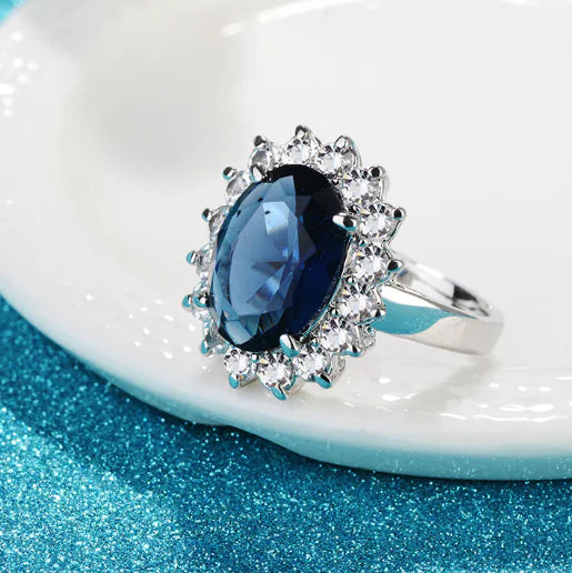 Gold-Plated Egg-Shaped Ring - Simple and Versatile