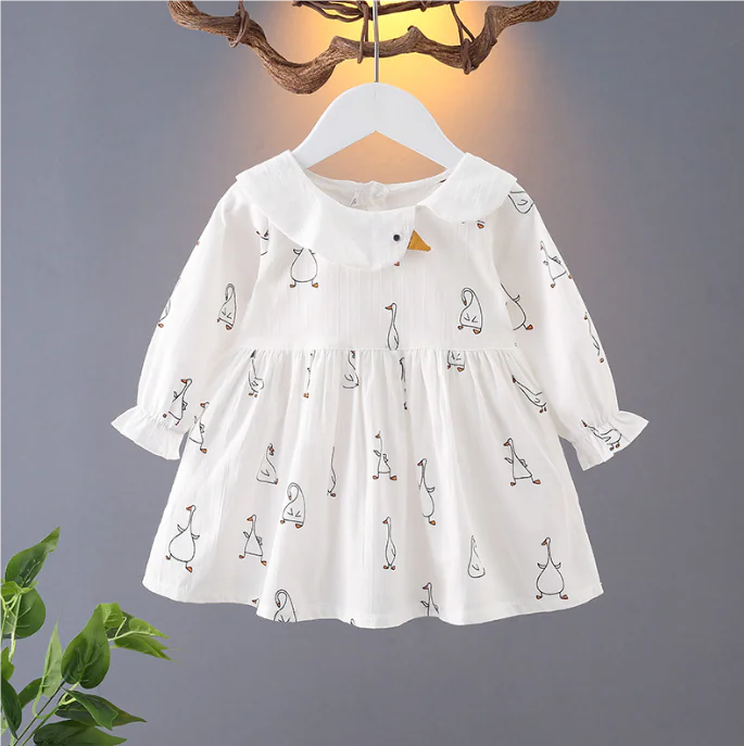 Western-Style Dress Skirt for Baby Girls