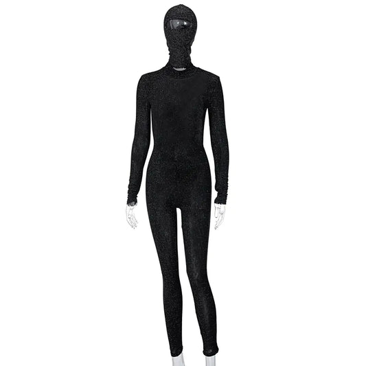 New Women's Long Sleeve High Neck Jumper Bodysuit