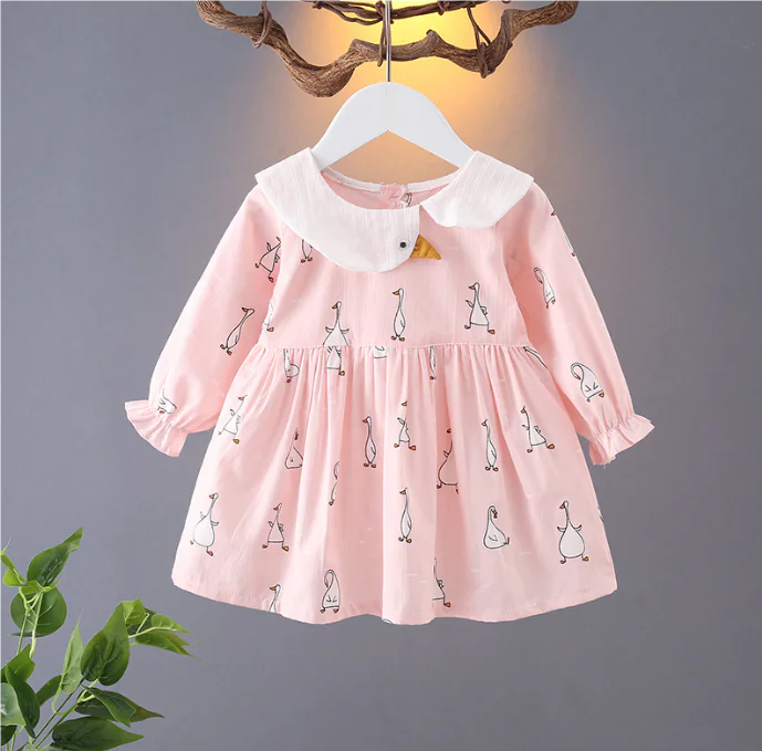 Western-Style Dress Skirt for Baby Girls